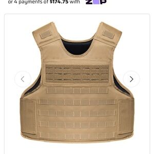 Tactical Tan Vest
